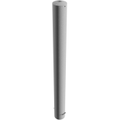 Barrier bollard | Steel tube  193 x 3.6 mm | stationary | for setting in concrete | hot-dip galvanized | total length: 2000 mm | with steel cap for bolting